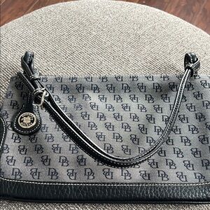 Dooney & Bourke Black Monogram Shoulder Bag